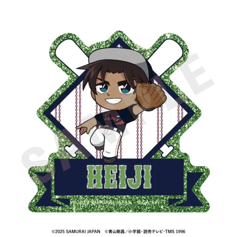 【グッズ-バッチ】野球日本代表「侍ジャパン」×TVアニメ「名