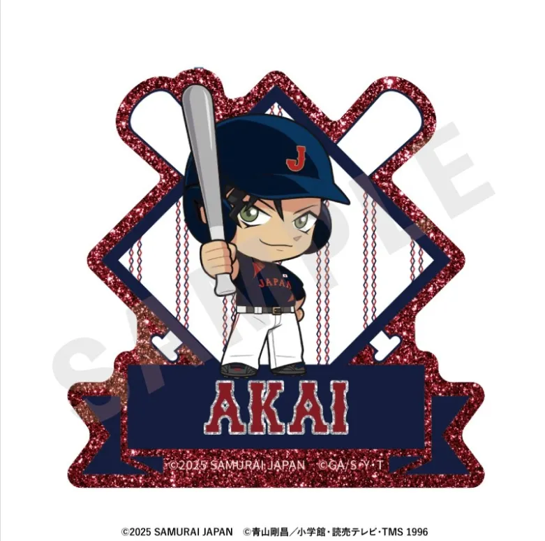 【グッズ-バッチ】野球日本代表「侍ジャパン」×TVアニメ「名