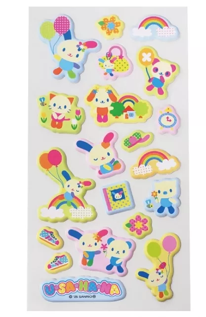 【予約2026年03月】ウサハナ ぷくぷくシール ウサハナ 