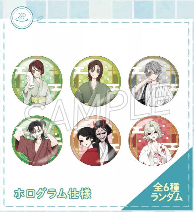 第五人格プラスセットトレーディング缶バッジ (等身ver.)