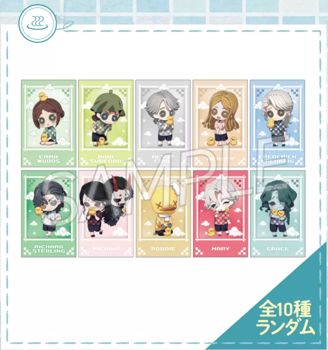 第五人格プラスセットトレーディングチェキ風カード2枚入り(ミ